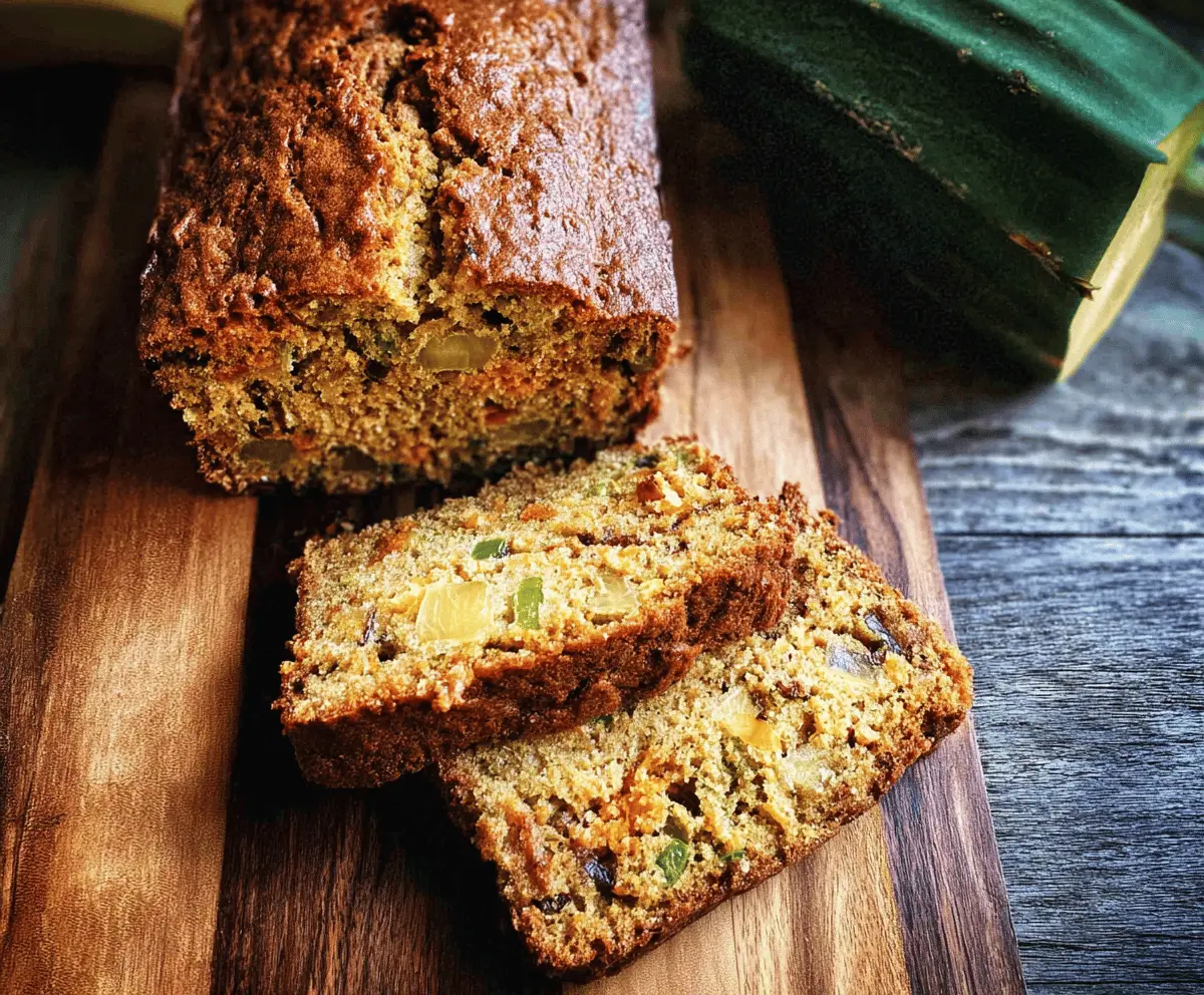 Moist Pineapple Zucchini Bread Recipe