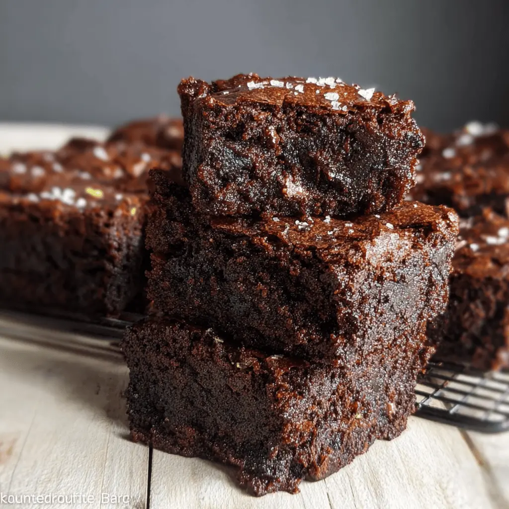 Fudgy Chocolate Zucchini Brownies Recipe