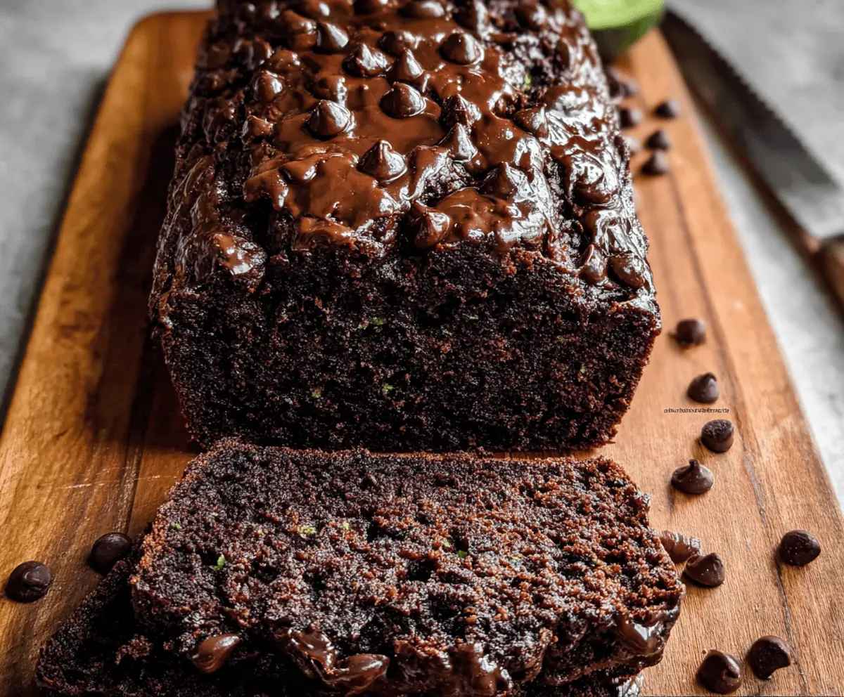 Super Moist Double Chocolate Zucchini Bread Recipe