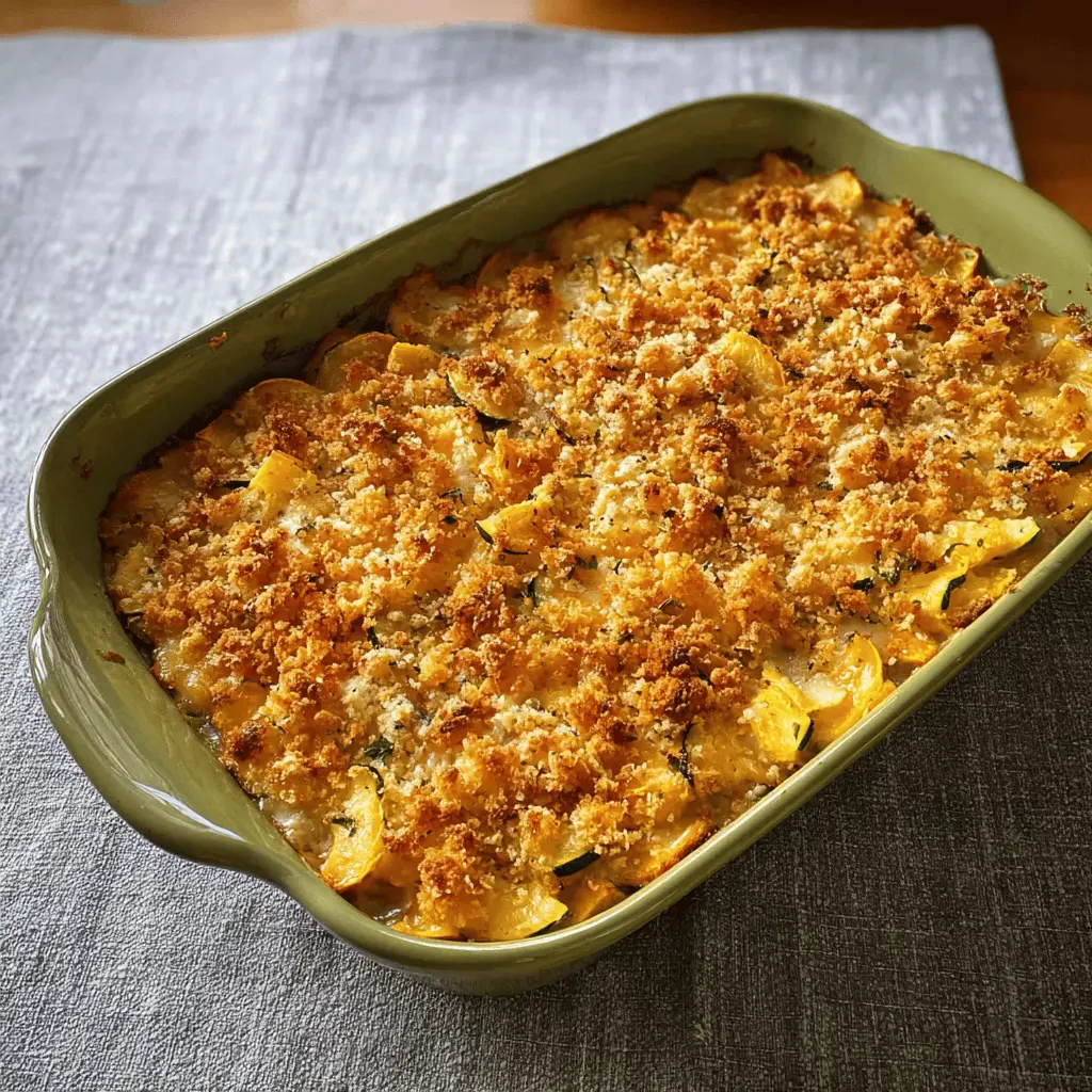 Easy Southern Squash Casserole Recipe