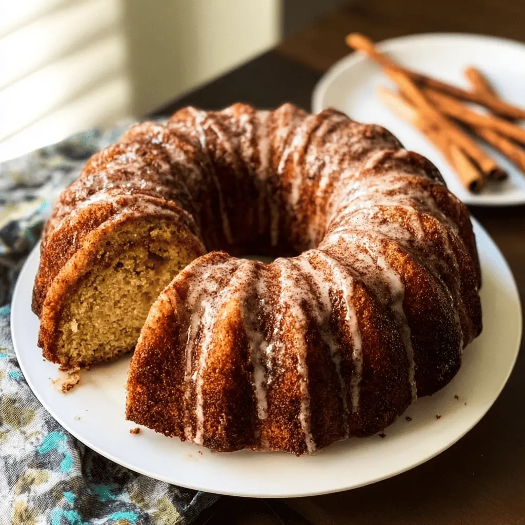 Moist Cinnamon Zucchini Bundt Bread Recipe