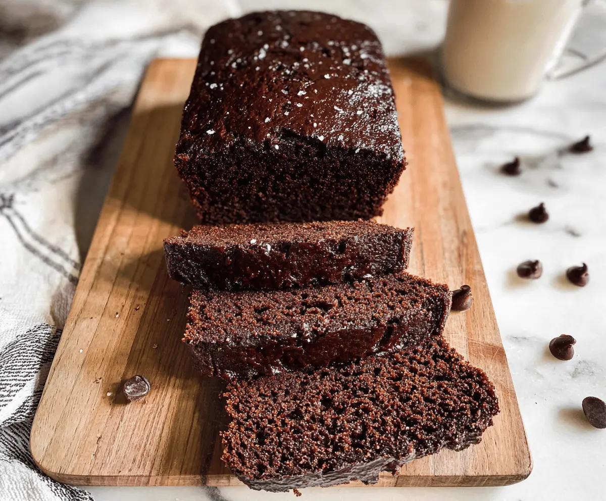 Healthy Chocolate Zucchini Bread Recipe