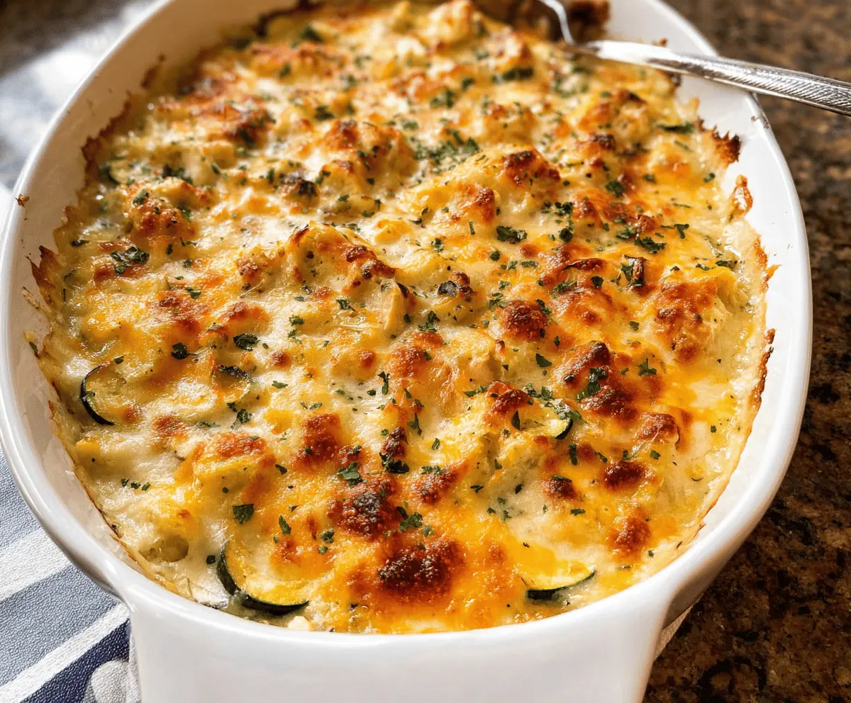 Easy Chicken Zucchini Casserole Recipe