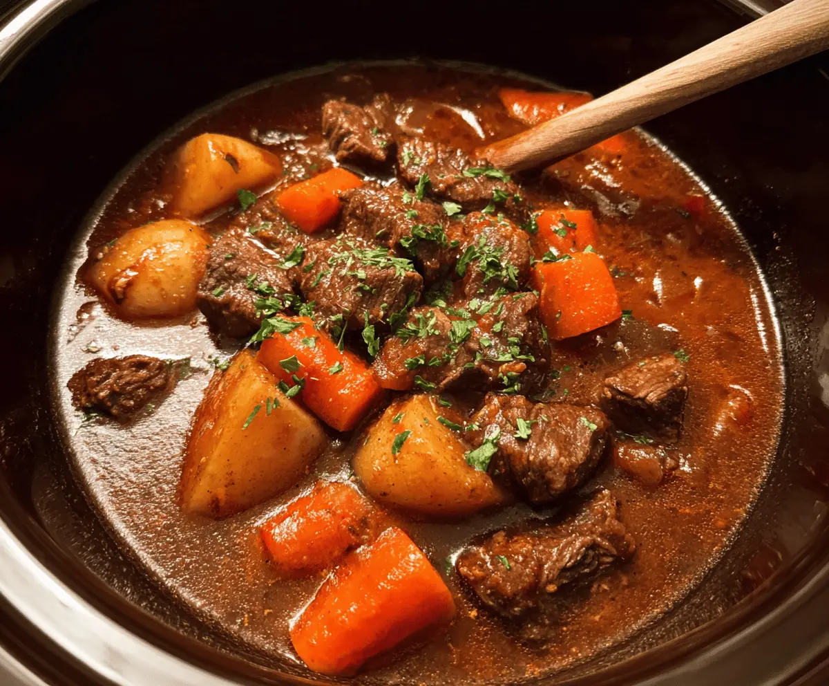 Easy Crock Pot Beef Stew Recipe for Busy Weeknights