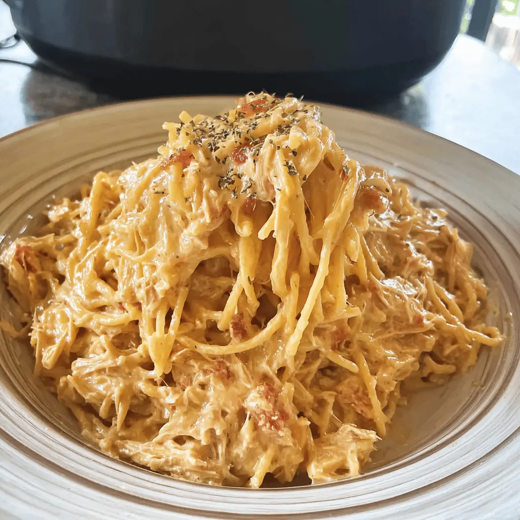 Easy Crockpot Chicken Spaghetti Recipe for Busy Nights