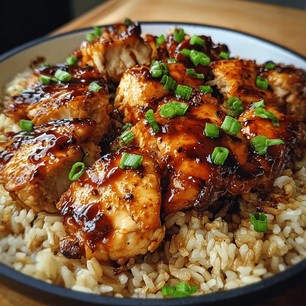 Easy One-Pan Honey BBQ Chicken and Rice