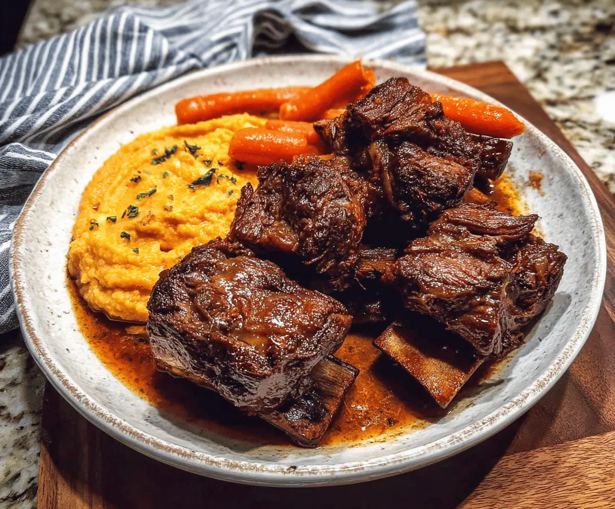Super Tender Slow Cooker Beef Short Ribs Recipe