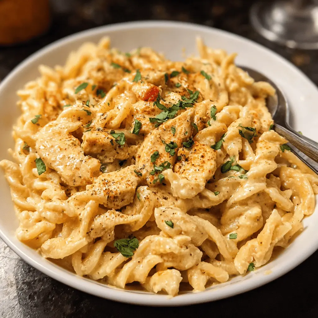 Easy Crock Pot Cajun Chicken Pasta Recipe