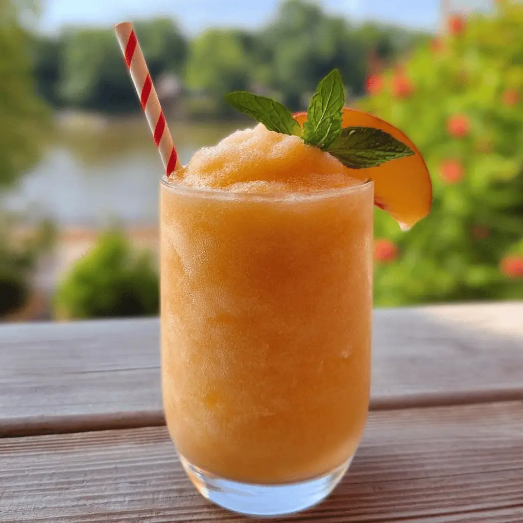 Refreshing Peach Lemonade Slush Recipe