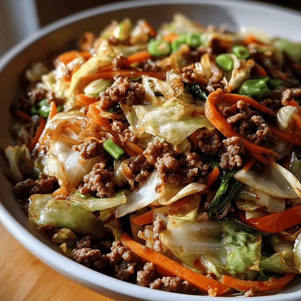 Quick Chinese Beef and Cabbage Stir-Fry Recipe