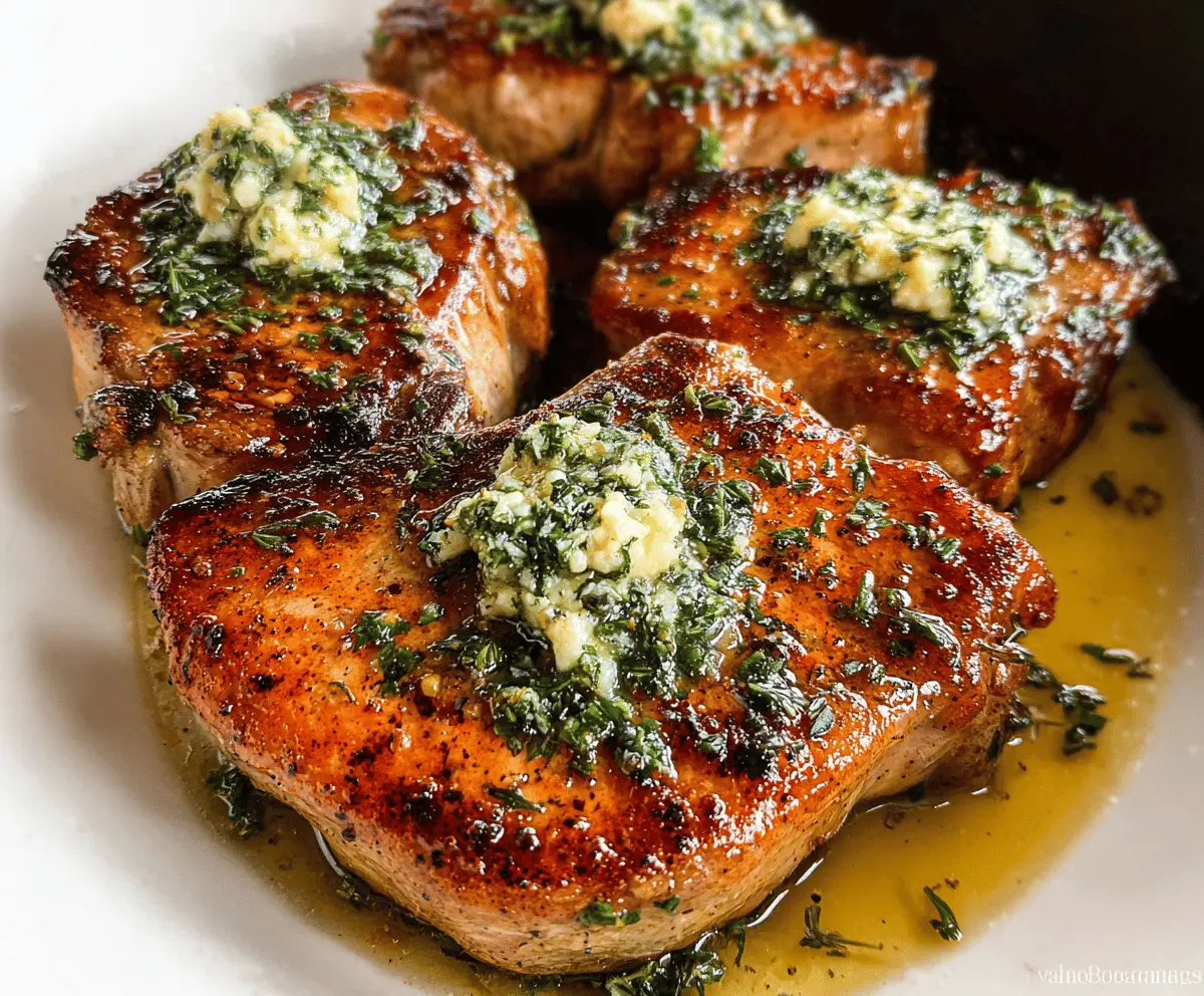 Garlic Butter Pan-Seared Pork Chops Recipe
