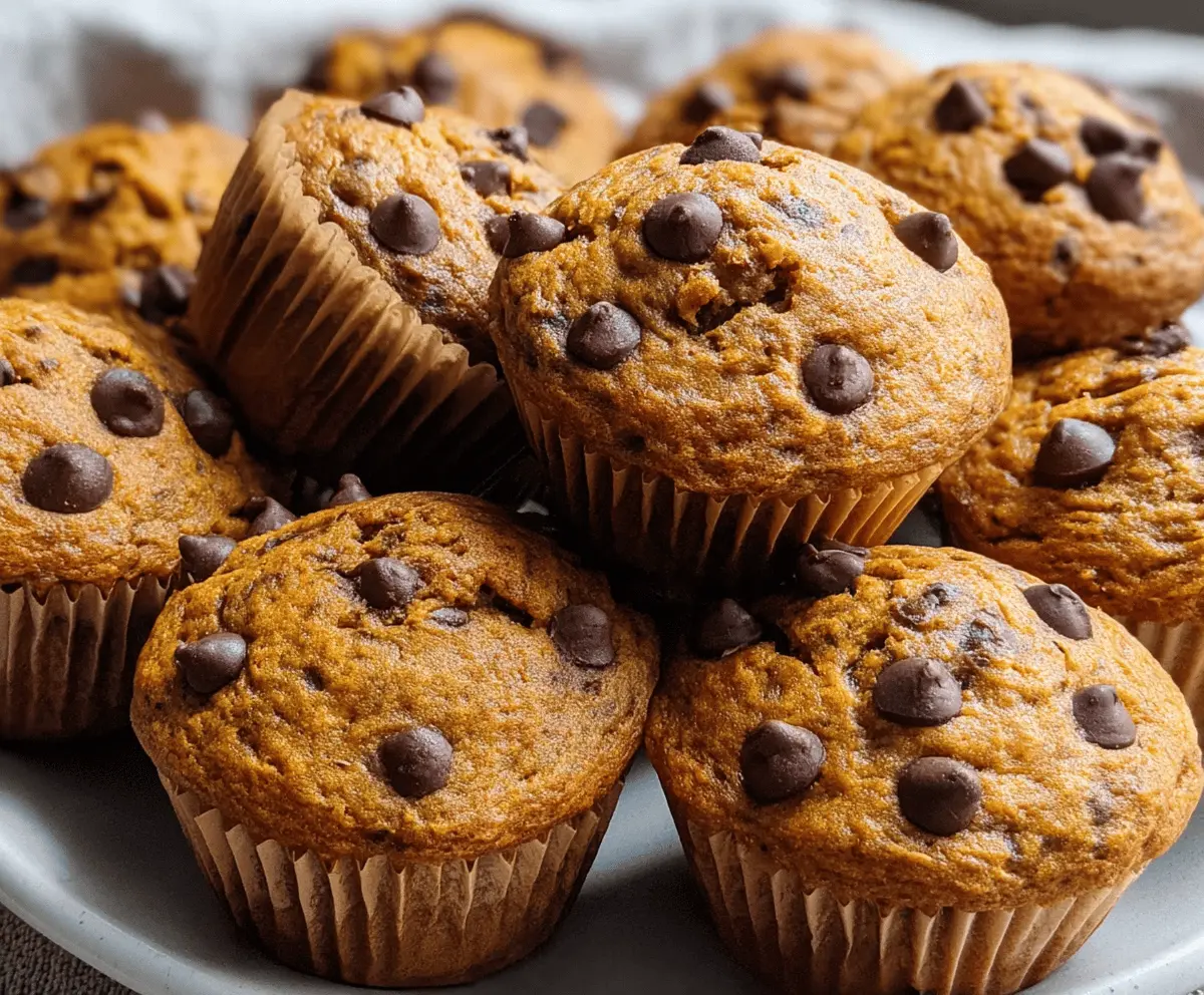 Moist Pumpkin Chocolate Chip Muffins Recipe