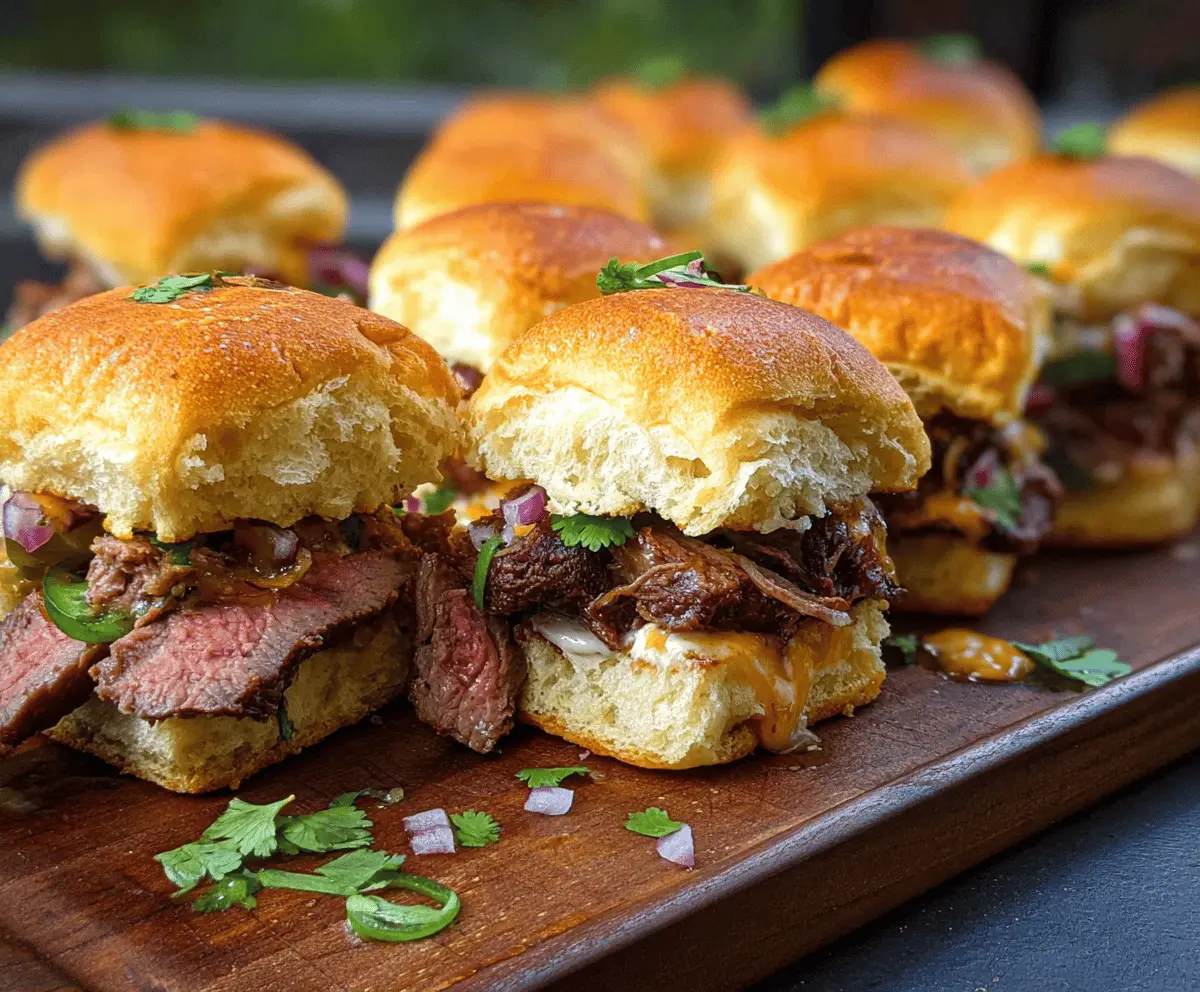 Easy Cowboy Butter Steak Sliders Recipe