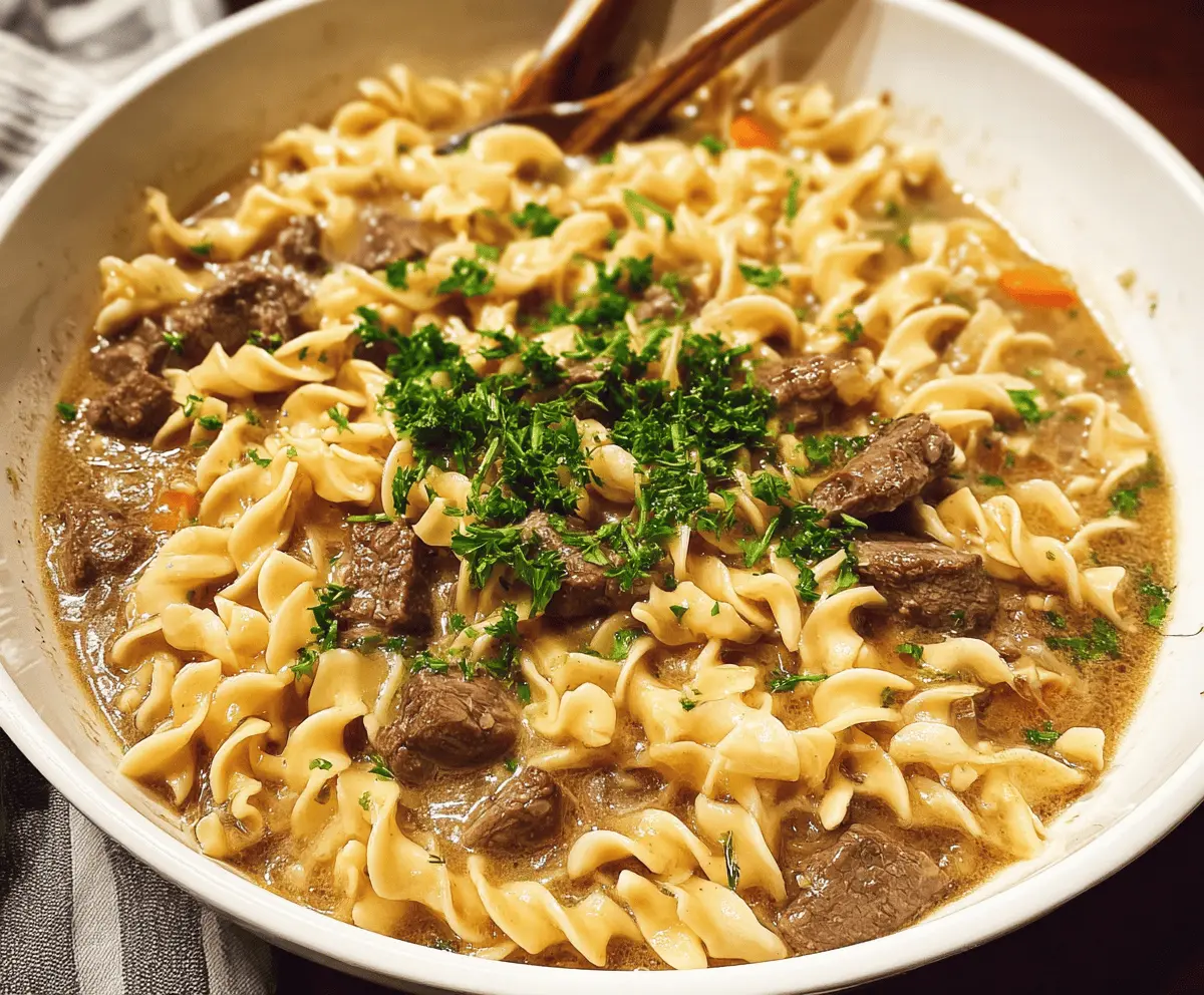Quick 30-Minute Beef and Noodles Dinner