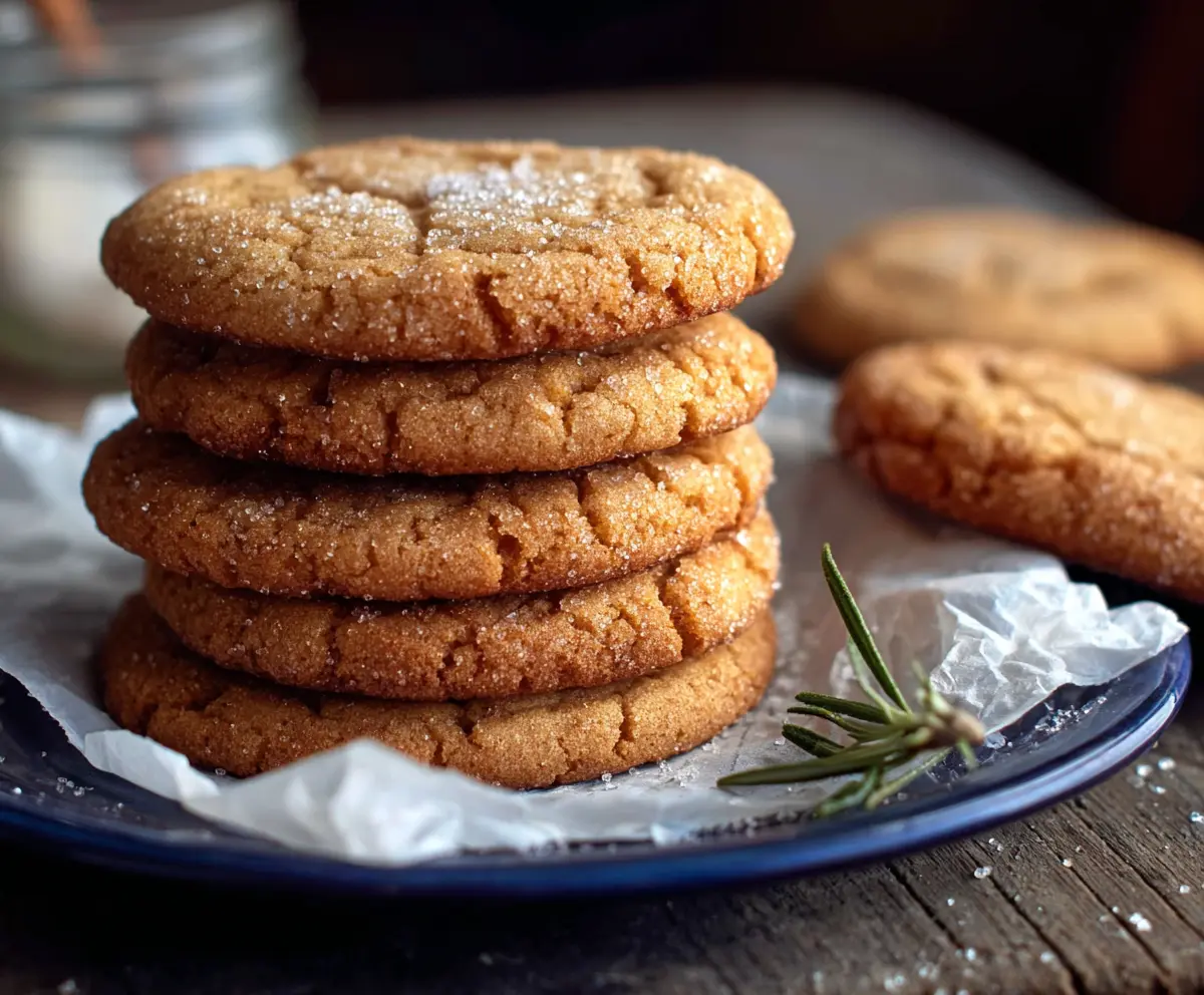 Homemade brown sugar cookies cooling on a wire rack ready to enjoy.