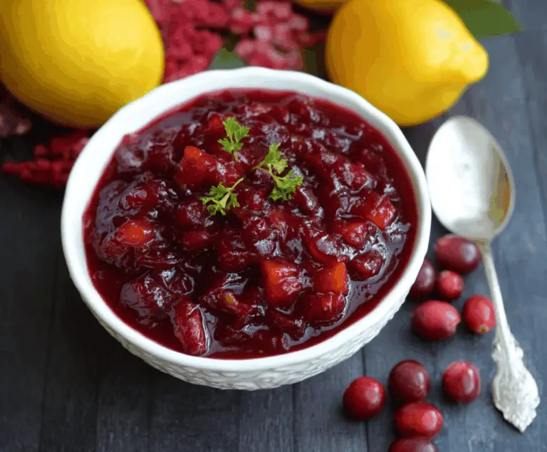 Cranberry Mango Sauce