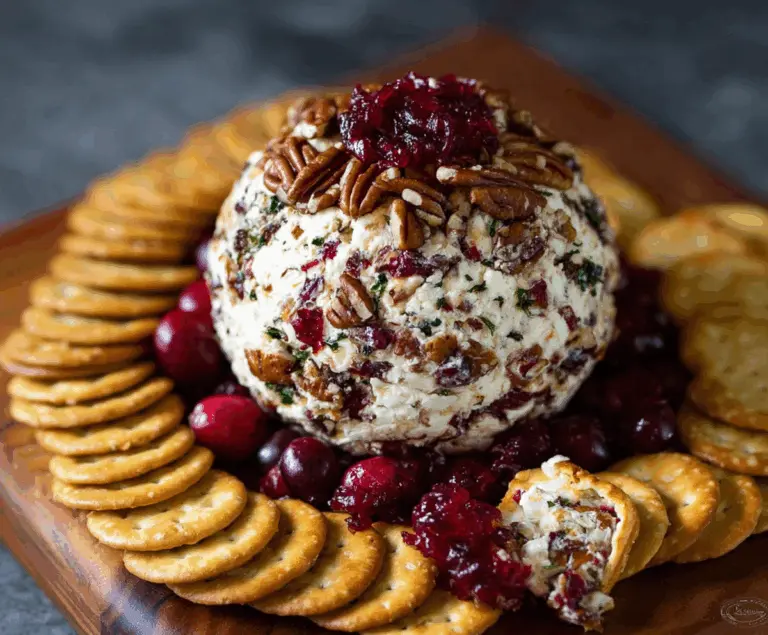 Cranberry Pecan Cheese Ball