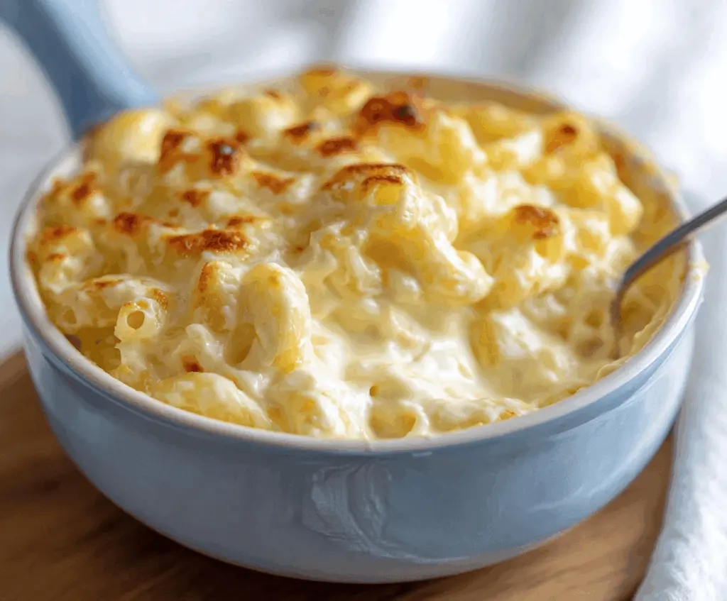 Creamy Joanna Gaines Mac and Cheese made with rich cream cheese for a delicious comfort food meal