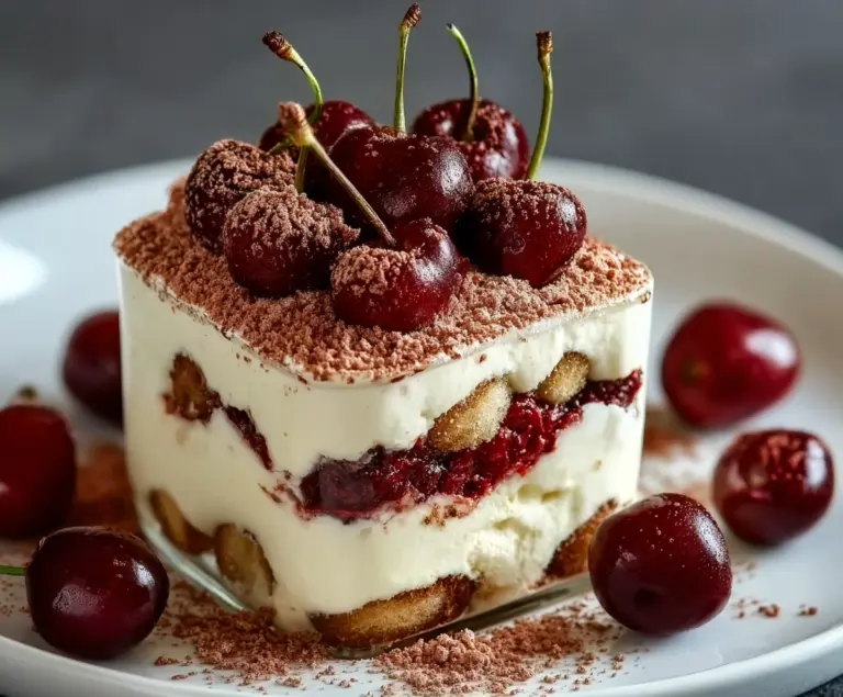 Cherry Amaretto Tiramisu