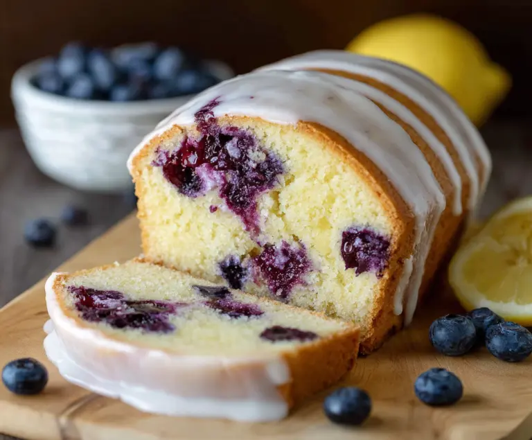 Lemon Blueberry Pound Cake