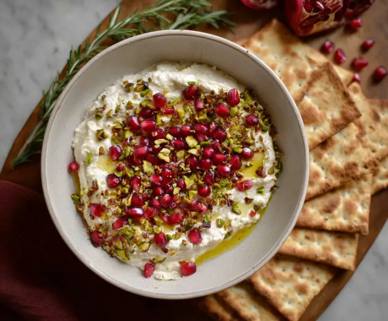 Pomegranate Pistachio Feta Dip