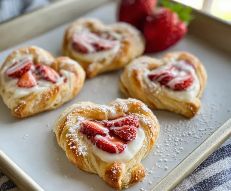 Strawberry Danish Hearts