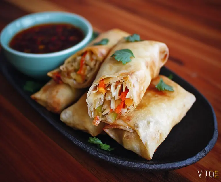 Lo Mein Spring Rolls