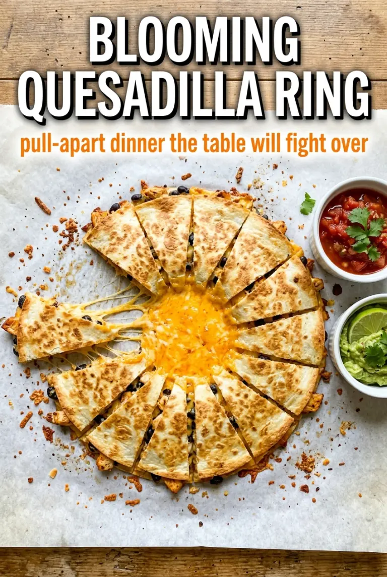 Blooming Quesadilla Ring