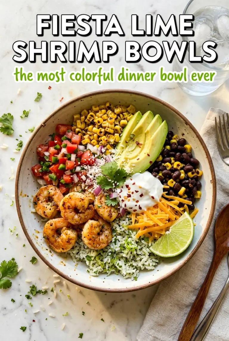 Fiesta Lime Shrimp Bowls