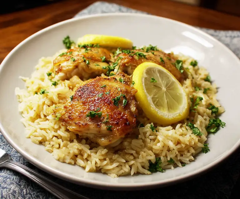 Lemon Chicken And Rice
