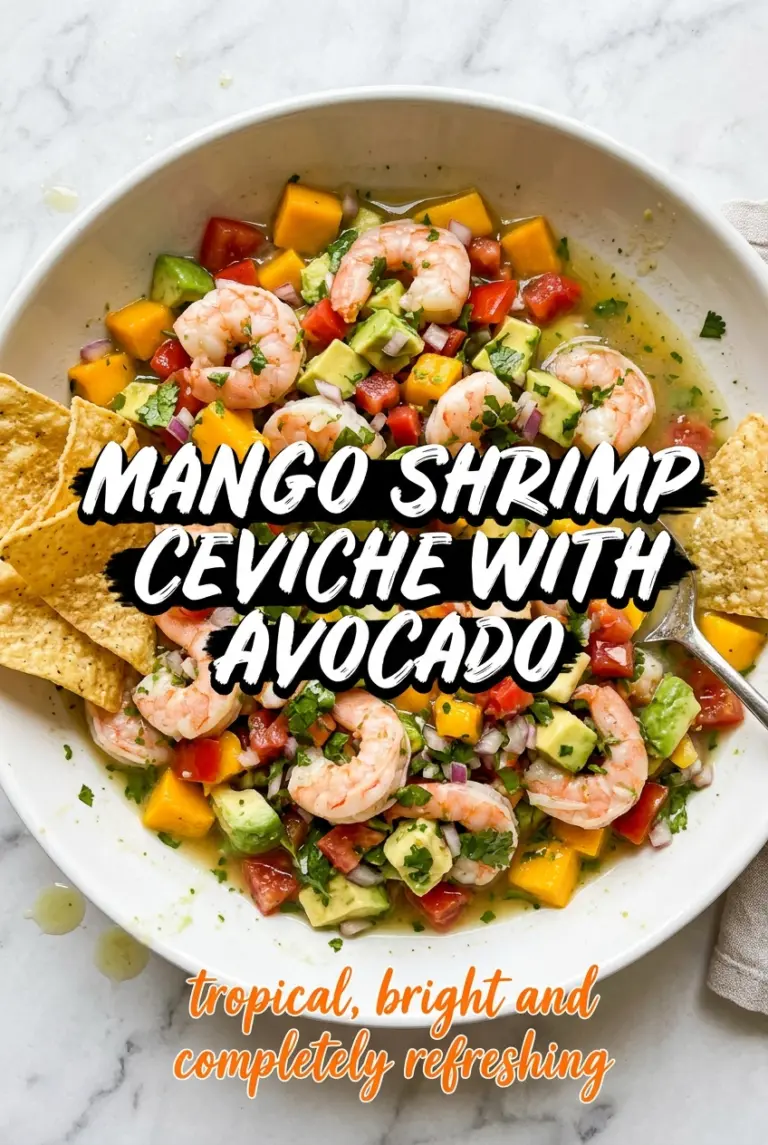 Mango Shrimp Ceviche with Avocado