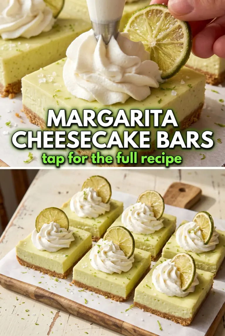 Margarita Cheesecake Bars
