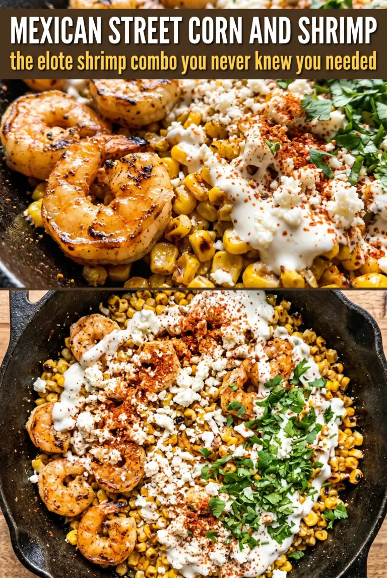 Mexican Street Corn and Shrimp