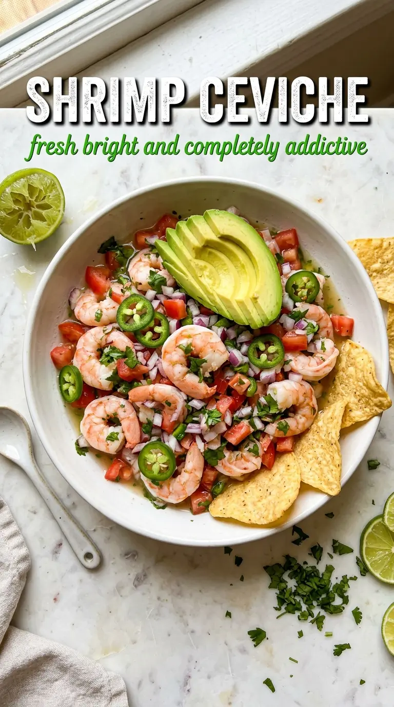 Shrimp ceviche vibrant citrus seafood appetizer