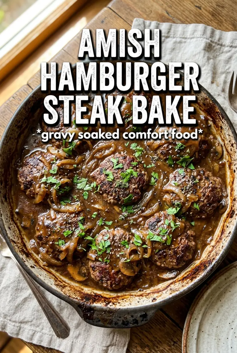 Amish Hamburger Steak Bake