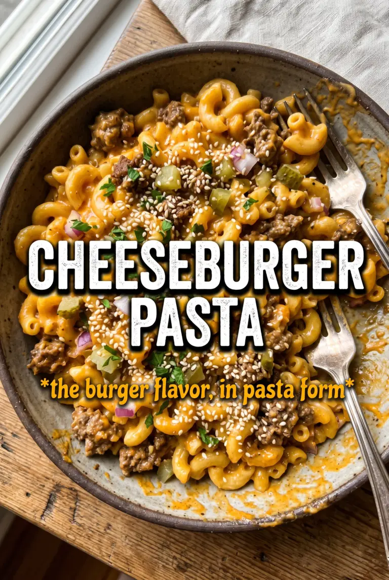 Cheeseburger Pasta