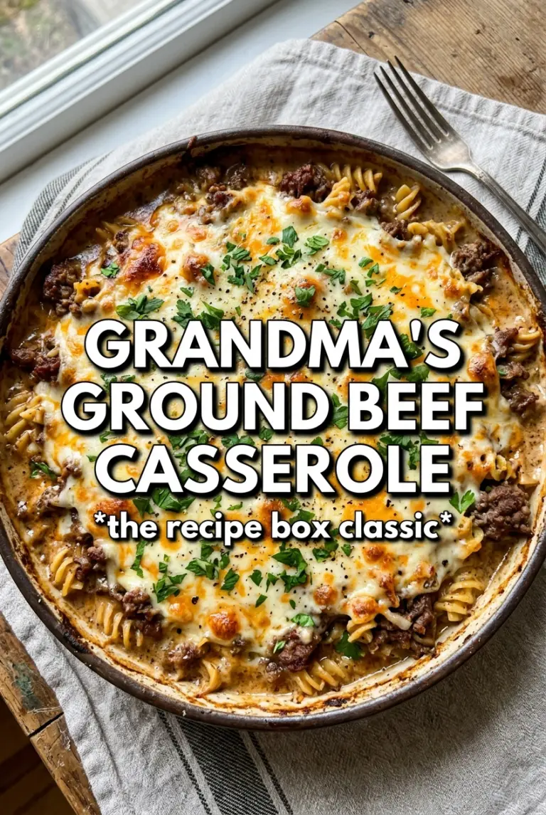 Grandma’s Ground Beef Casserole