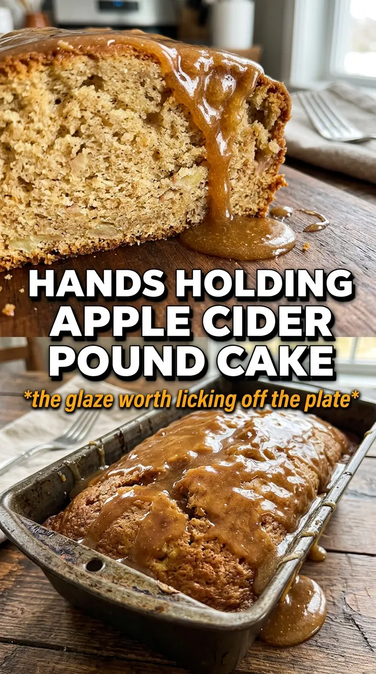 Apple Cider Pound Cake golden spiced bundt