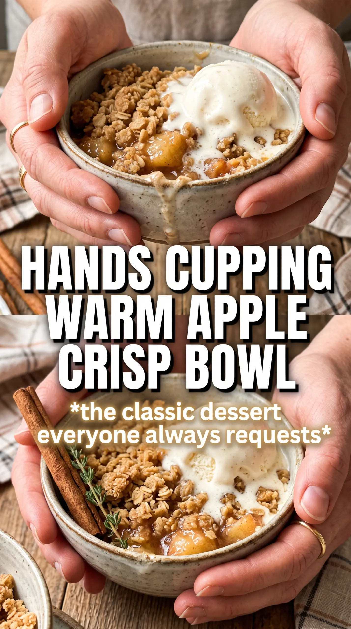 Apple Crisp golden oat crumble
