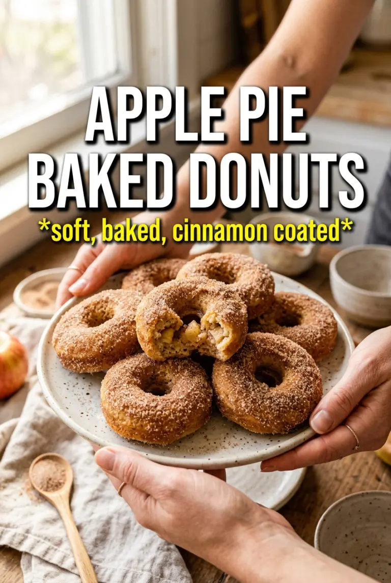 Apple Pie Baked Donuts