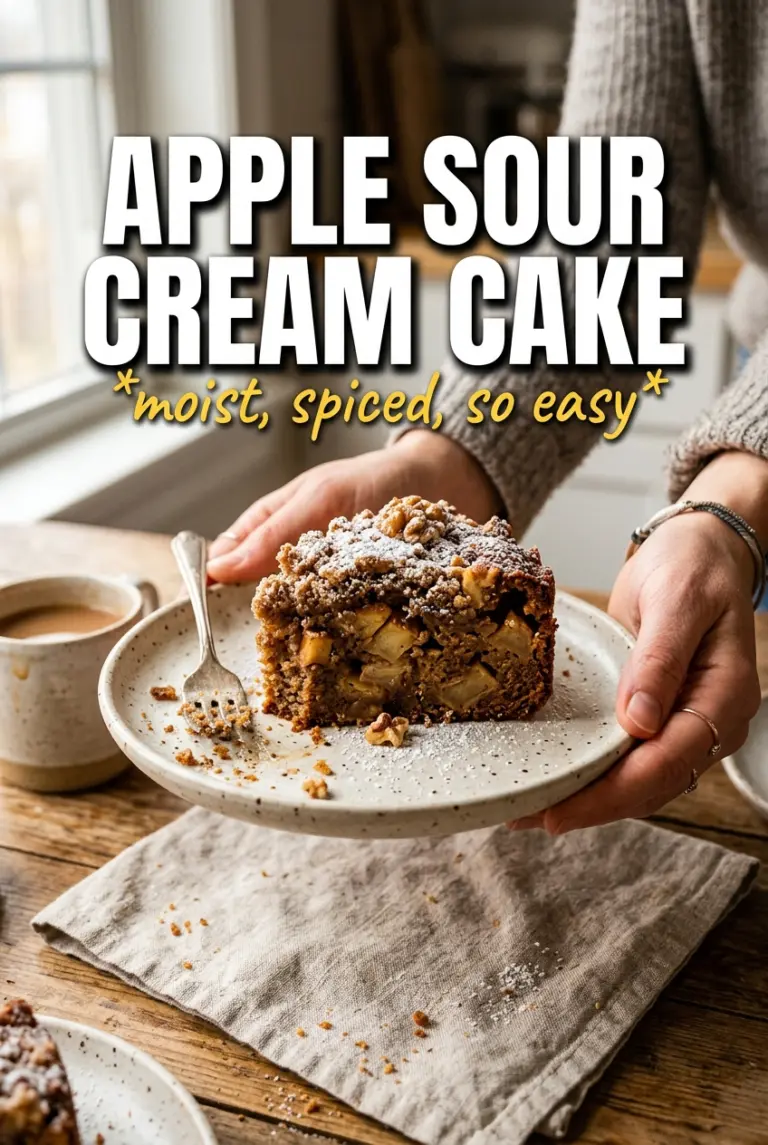 Apple Sour Cream Cake