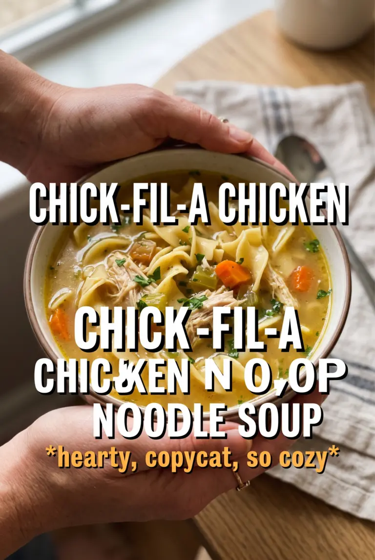 Chick-fil-A Chicken Noodle Soup