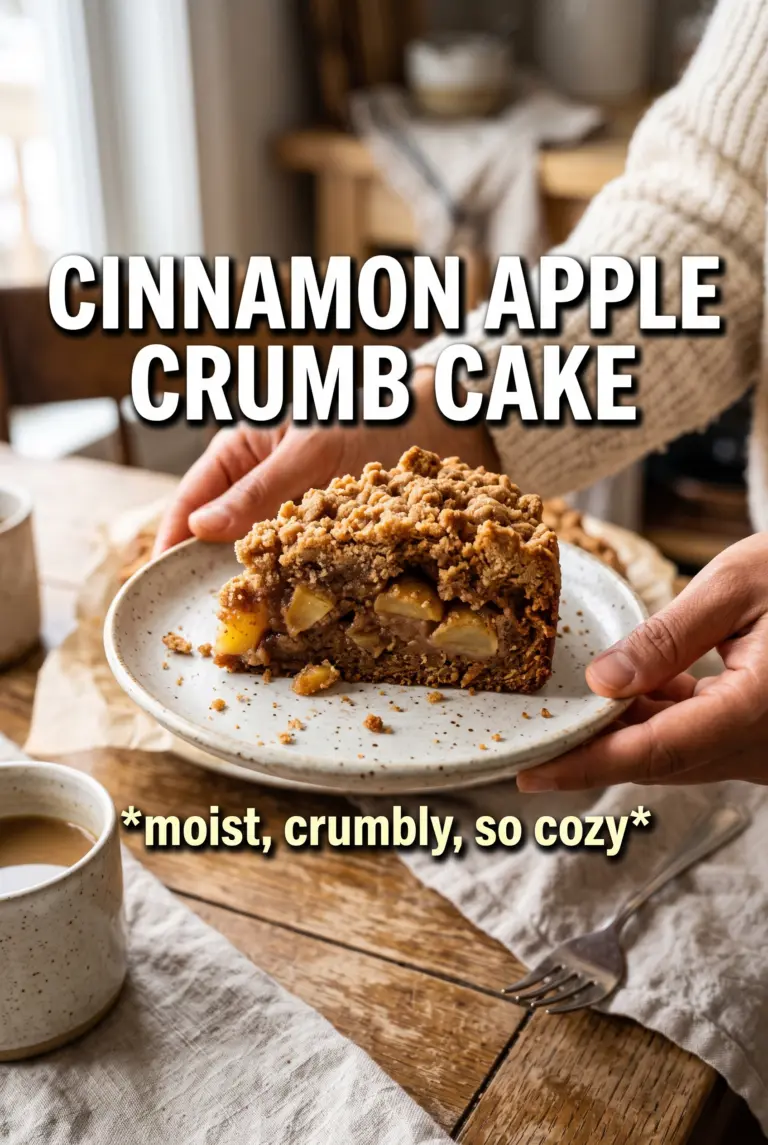 Cinnamon Apple Crumb Cake