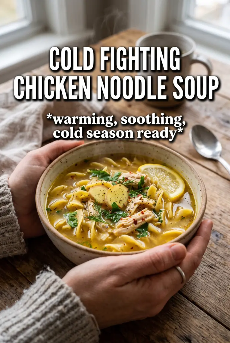 Cold Fighting Chicken Noodle Soup