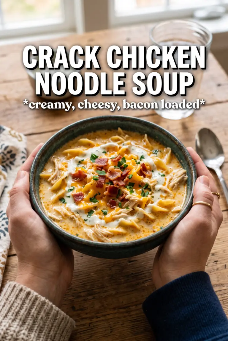 Crack Chicken Noodle Soup