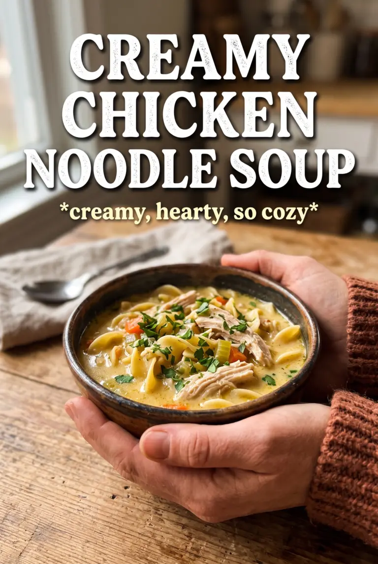 Creamy Chicken Noodle Soup