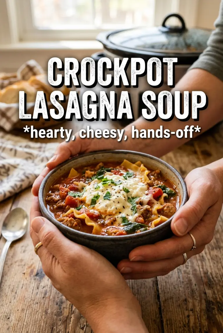 Crockpot Lasagna Soup