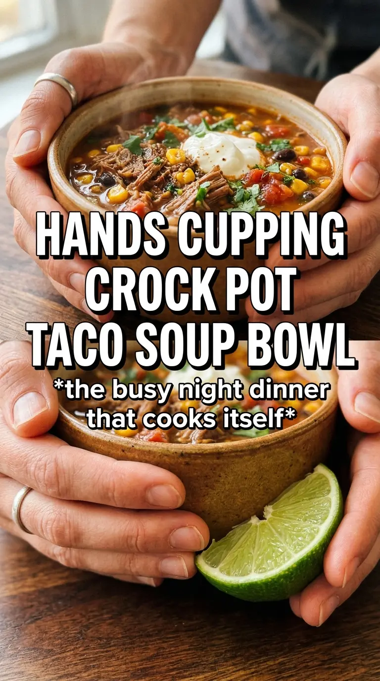 Crockpot Taco Soup hearty Tex-Mex