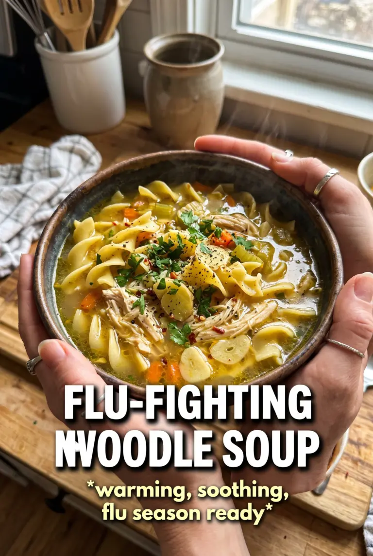 Flu-Fighting Chicken Noodle Soup
