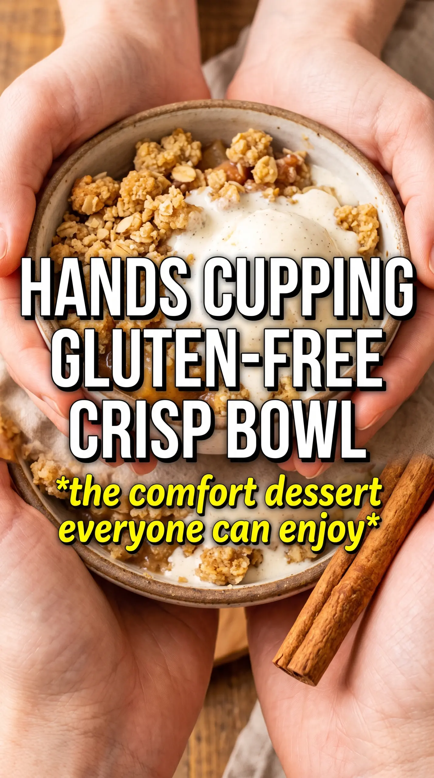 Gluten-Free Apple Crisp golden crumbly cinnamon